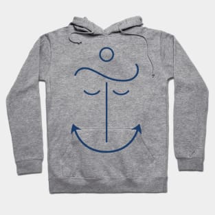 Anchor Blue Hoodie